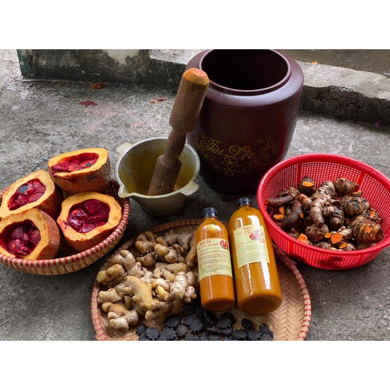 Cốt Gừng Nghệ Hạt Gấc Nhà Làm