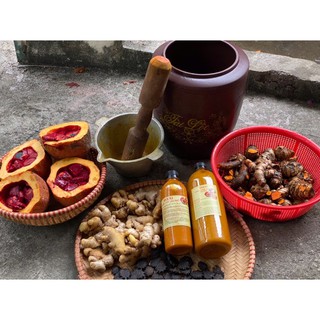 Cốt gừng nghệ hạt gấc nhà làm