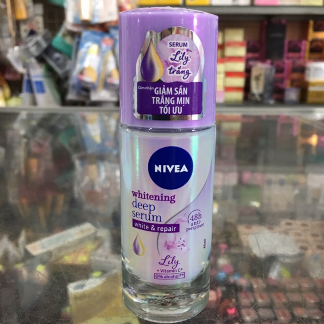 Lăn khử mùi Nivea Whitening Deep Serum White &amp; Repair 40ml