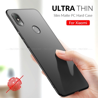 Ốp Điện Thoại Mỏng Mờ Cho Xiaomi Mi 9 8 Lite SE Mi Pocophone F1 Mi A2 Max 3 2 6X Ốp Lưng PC Cứng
