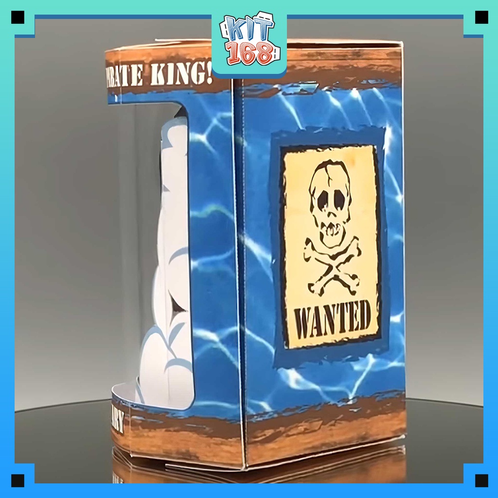 Mô hình giấy Anime Game Chibi Monkey D. Luffy  ver 6 - One Piece + kit hộp trang trí