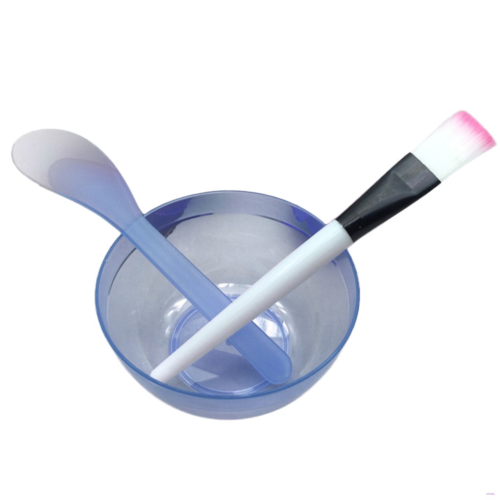 [Hàng mới về] Bộ dụng cụ trộn mặt nạ gồm tô thanh trộn và cọ đắp chăm sóc da mặt tiện lợi