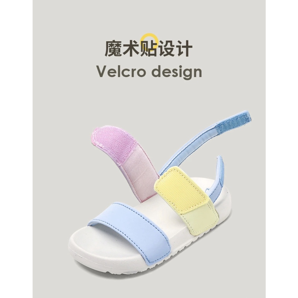 Sandal Mario nhựa Eva quai mềm 4 màu BTBG