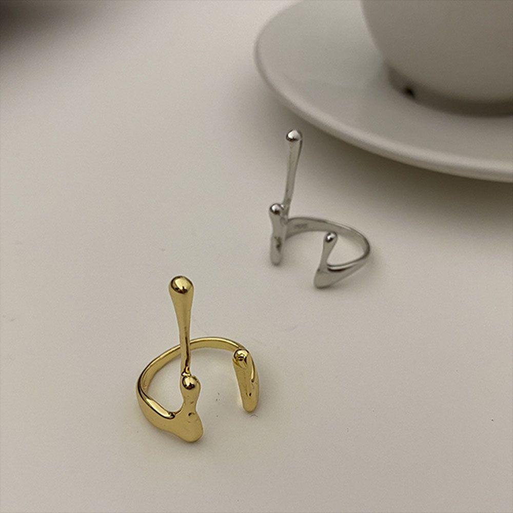 Nhẫn Hở Màu Sắc Đơn Giản Phong Cách Hip Hop Hàn Quốc Cho Cặp Đôi