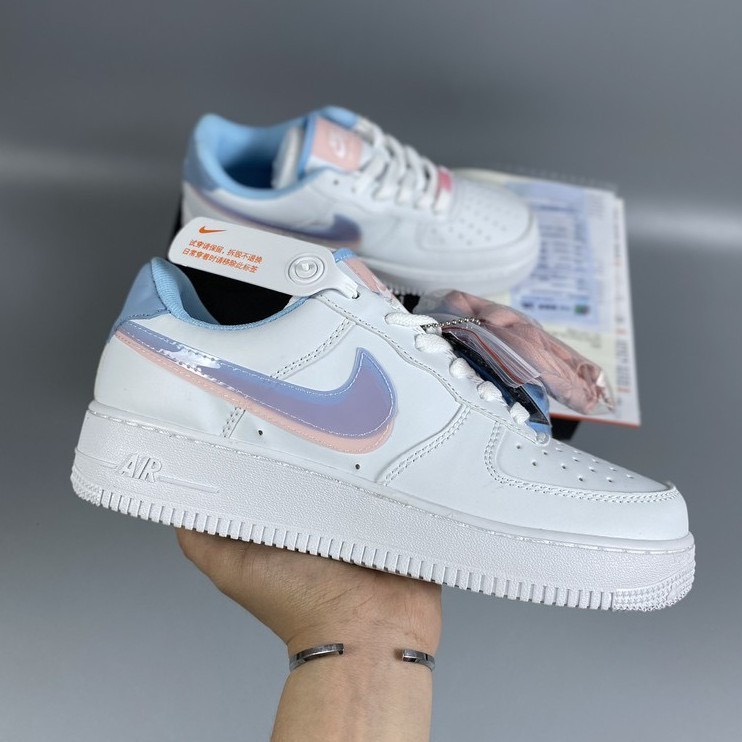 Giày Sneaker Air Force 1 Low LV8 Double Swoosh Light Armory Blue , Giày thể thao nữ af1 Xanh Hồng | BigBuy360 - bigbuy360.vn
