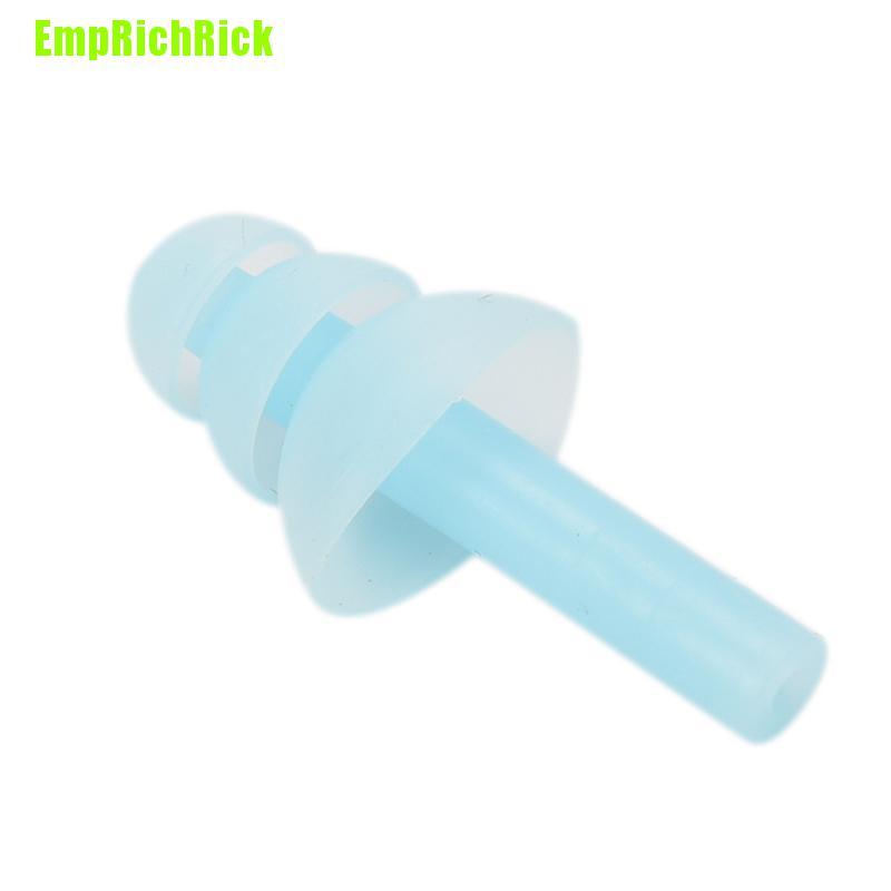 (hàng Mới Về) 1 Cặp Nút Bịt Tai Emprichrick Bằng Silicone Chống Tiếng Ồn Thoải Mái Khi Ngủ