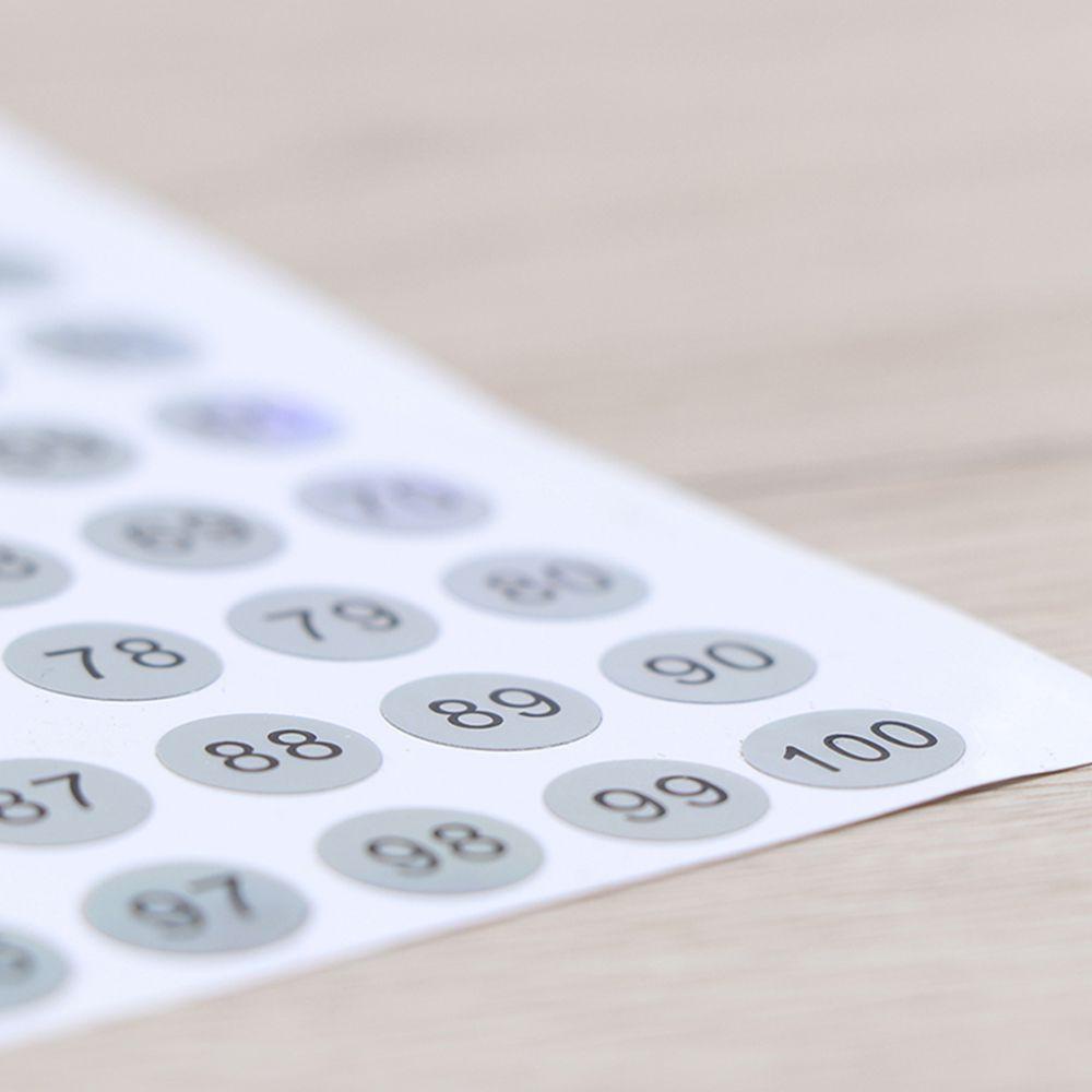 Nhãn Dán Số 1-500 Đa Năng Trang Trí Sổ Tay DIY