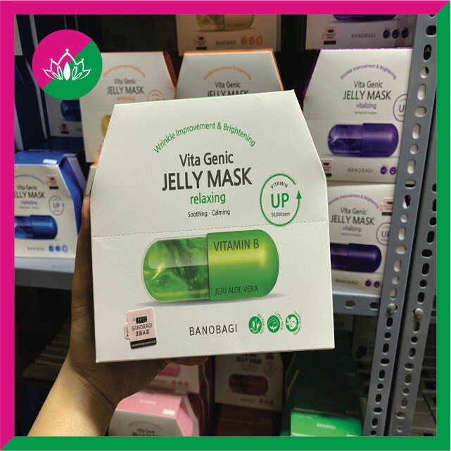 Mặt nạ Vita Genic Banobagi Jelly Mask Hàn Quốc giúp da săn chắc, cấp ẩm, mịn màng cho làn da trắng hồng tươi trẻ | BigBuy360 - bigbuy360.vn