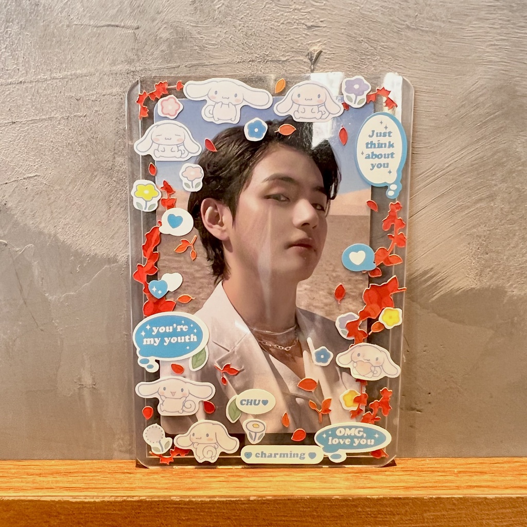 Toploader trang trí sẵn, trang trí card idol toploader deco sẵn