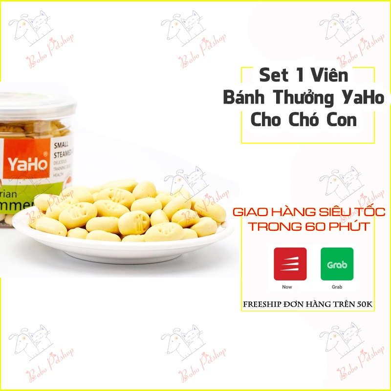 [Tăng Canxi] 2 Viên Bánh Thưởng Snack Happy Viên Dành Cho Chó Nhiều Vị Làm Sạch Răng Miệng Thơm - Bobo Pet Shop Hà Nội