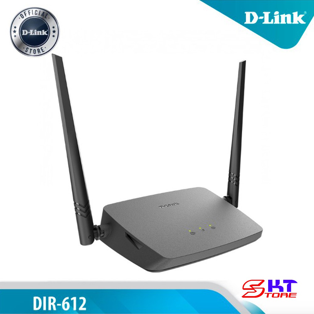 Bộ Phát Wifi D-Link DIR-612 Chuẩn N Tốc Độ 300Mbps - Hàng Chính Hãng