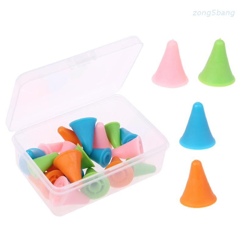 Set 20 Vỏ Bọc Bảo Vệ Đầu Kim Đan Len Hình Nón Tiện Dụng