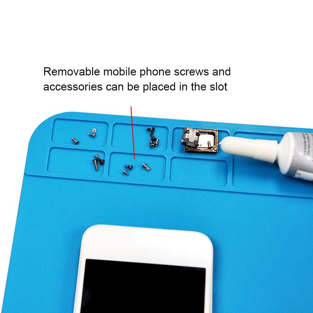 MUVAKO Tấm Silicone Cách Nhiệt Hỗ Trợ Hàn Điện