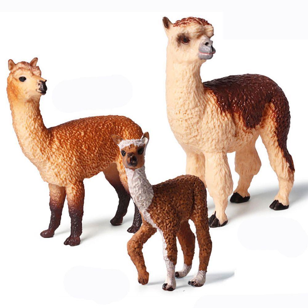 CHOOKEY Mô Hình Lạc Đà Alpaca Sống Động Như Thật Cho Bé