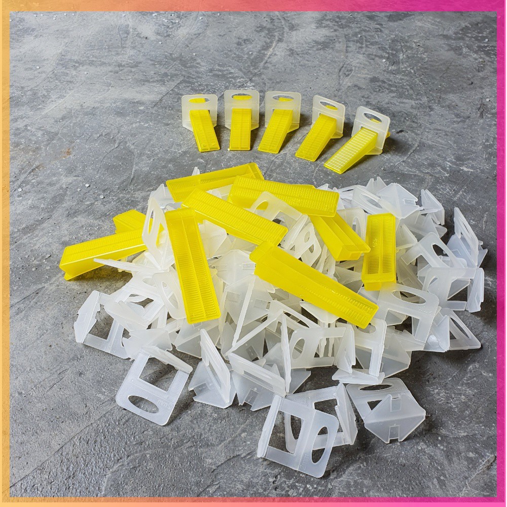 400 Ke Móc Lát Gạch Nhựa PP Nguyên Sinh - Các Cỡ Mạch 1mm - 1.5mm - 2mm
