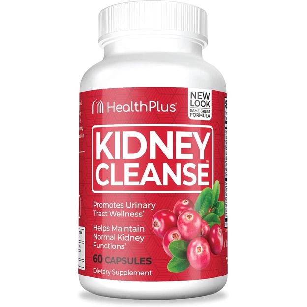 Health Plus Kidney Cleanse 60 viên - Thải độc, thanh lọc thận