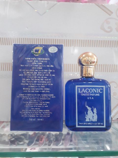 NƯỚC HOA LACONIC FOR MEN MÀU XANH DƯƠNG