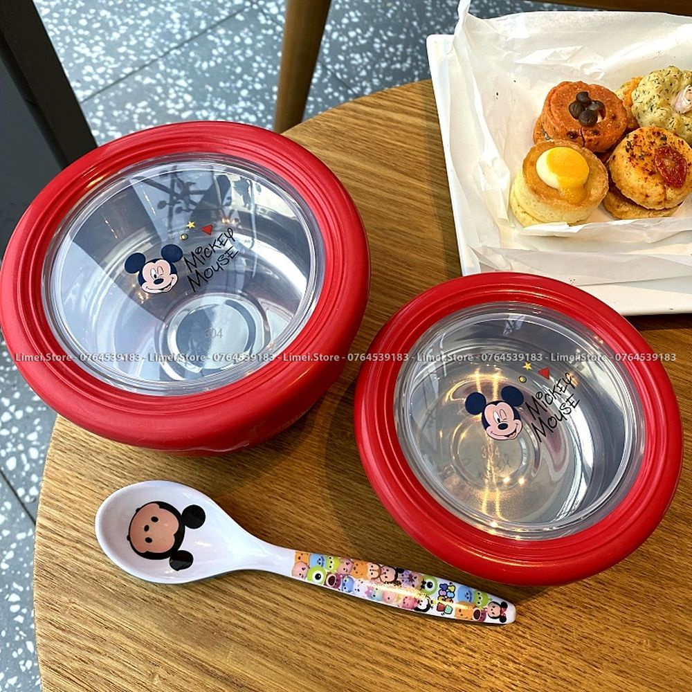 Set 2 tô giữ nhiệt đựng thức ăn hình Frozen Car