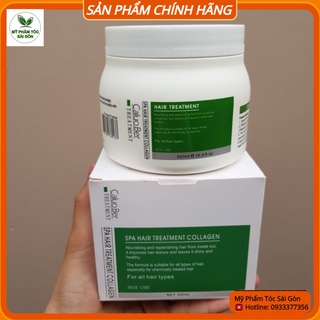 Hấp dầu siêu mượt Collagen Spa Hair Treatment Caluo.Ber 500ml