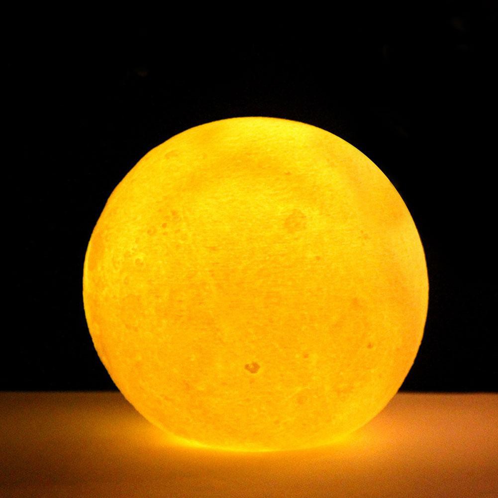 Đèn ngủ mini hình mặt trăng 3D độc đáo