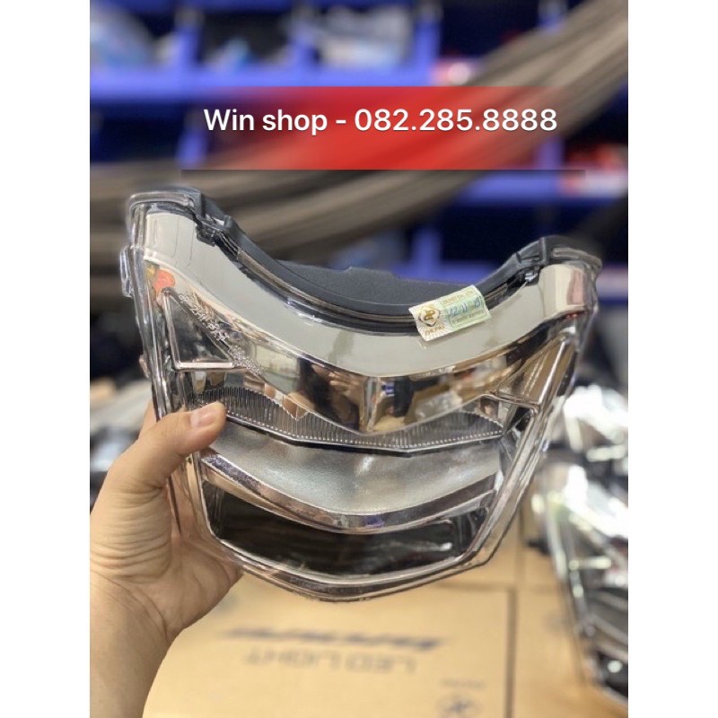 Đèn Pha zipat 2 tầng dành cho xe máy Wave A 50cc-100-110/wave rsx cũ/Wave S/Future X. Bảo hành 1 năm