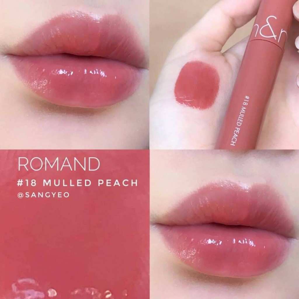 Son Romand Juicy Lasting Tint - màu 18-mulled peach