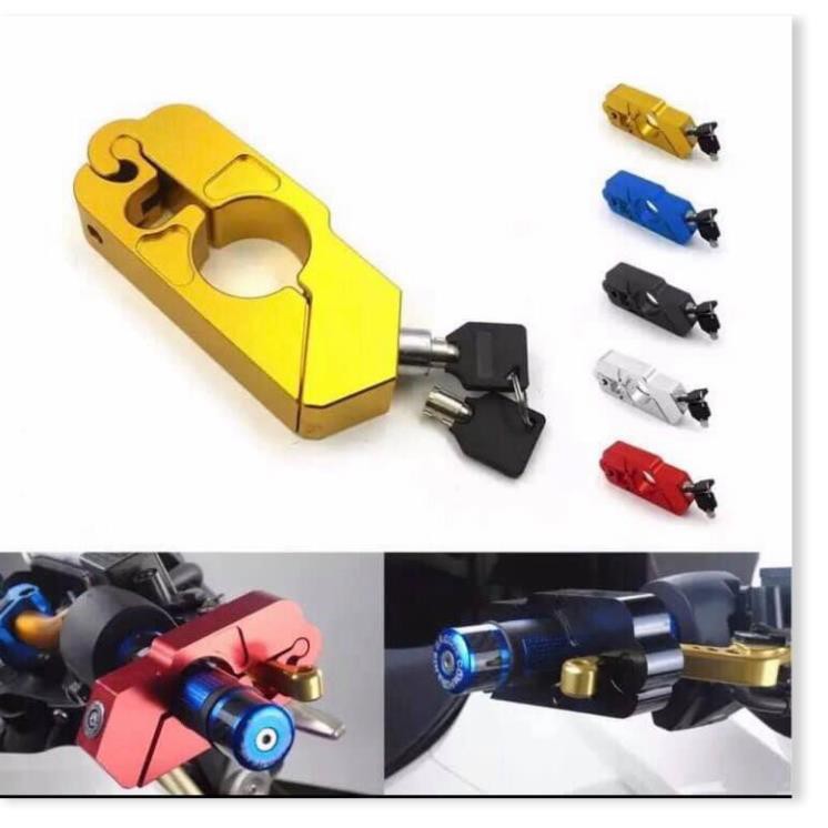 Khóa An Toàn Xe Máy - Xe Tay Ga Tay Cầm Bằng Nhôm CNC