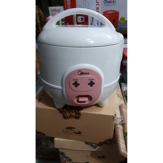Nồi cơm điện mini MIDEA 0,6L -06SA-có vỉ hấp -chống dính tôt,nòi đẹp,cơm ngon,giá rẻ-chính hãng-bảo hành 12 tháng