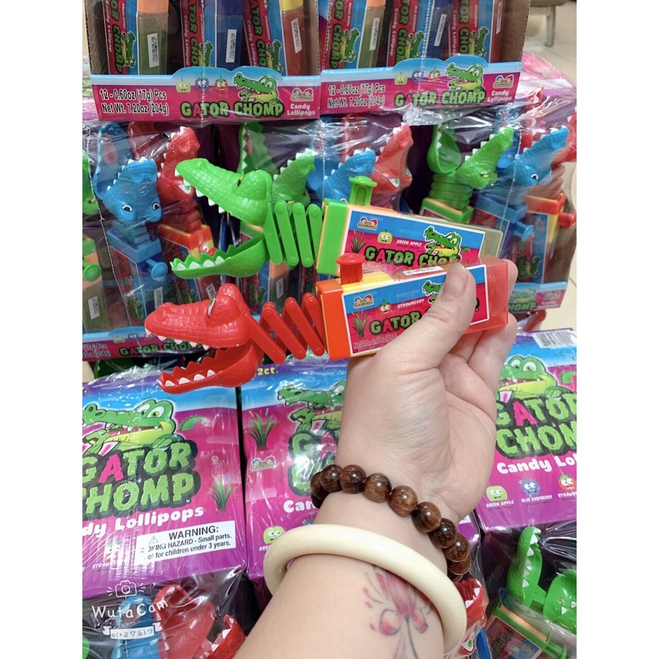 Kẹo đồ chơi cá sấu Gator Chomp Mỹ