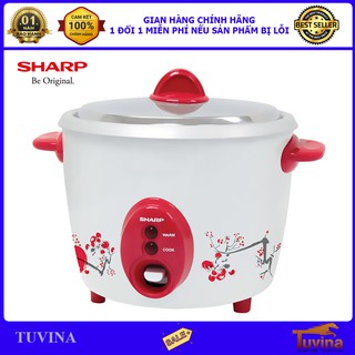 Nồi Cơm Điện Sharp 1.8 Lít Nắp Rời KSH-D18V - Hàng Chính Hãng (Bảo Hành 12 Tháng)