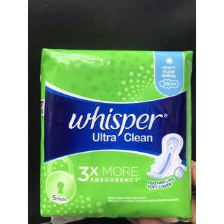 Băng vệ sinh whisper 5sx48 mong canh dem hq