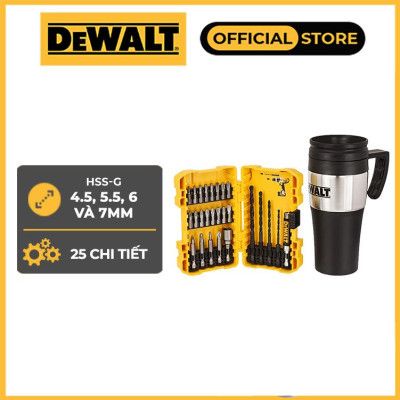 BỘ MŨI ĐA NĂNG 25 CHI TIẾT DEWALT DT70707-QZ