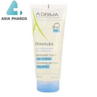 Sữa Tắm Gội Cho Bé A-Derma Primalba Cleansing Gel 2in1 200ml