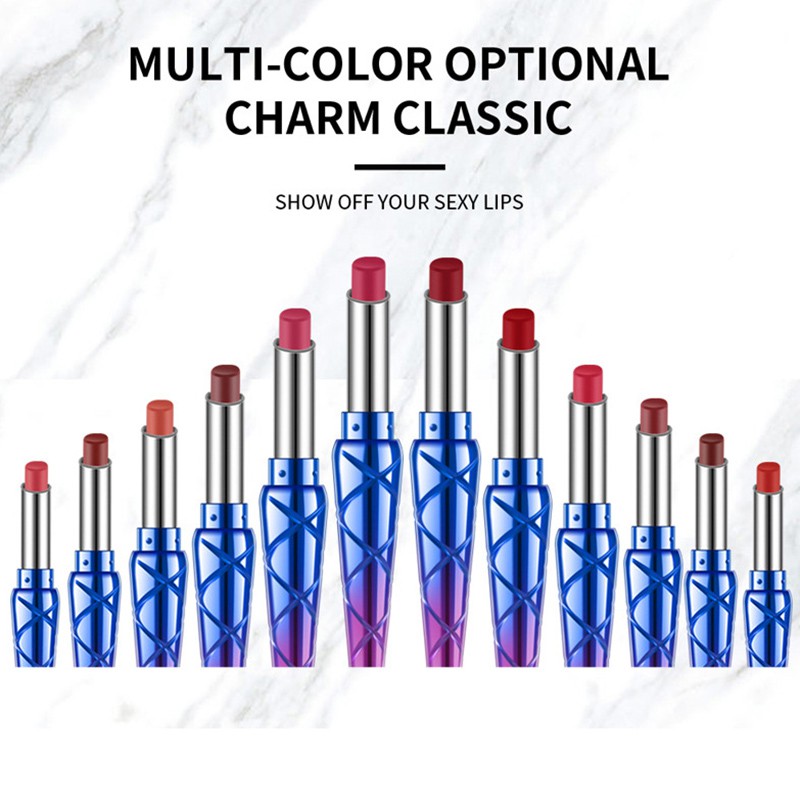 Son môi HANDAIYAN 12 màu không dính cốc tiện dụng | BigBuy360 - bigbuy360.vn