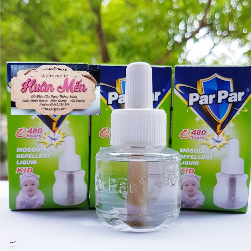 Combo 20 lọ tinh dầu đuổi muỗi vỏ xanh 480h parpar
