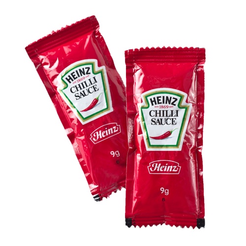 Tương Ớt Heinz Gói Nhỏ 9g (Túi 100 Gói) Nhập Khẩu – Heinz Chilli Sauce Sachets 9g