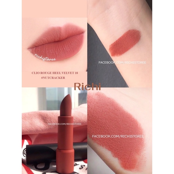 Son lì Clio Rouge Heel Velvet - Mad Matte Stain Lip