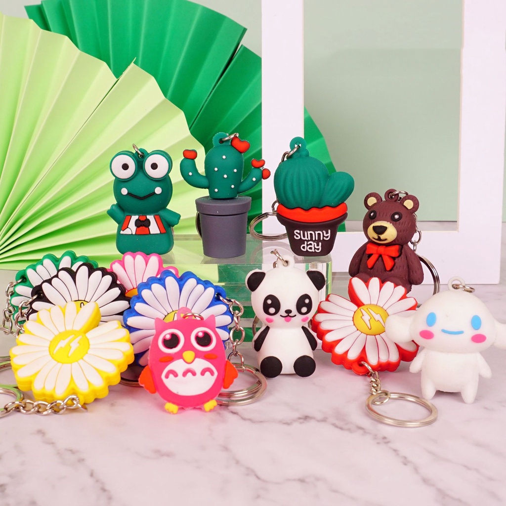 Móc khóa hoa quả cute