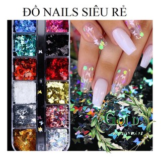 Set phụ kiện bướm ẩn gel