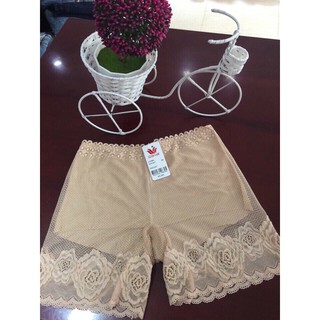 QUẦN MẶC VÁY REN CẢ 2 LỚP