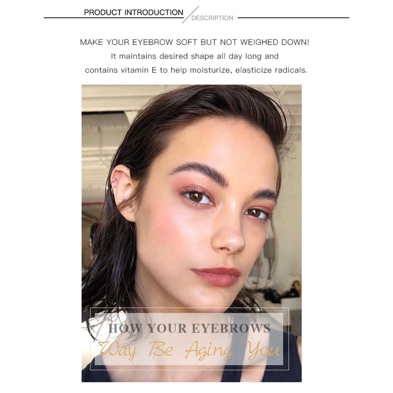 Sáp Định Hình Lông Mày Không Màu Chống Thấm Nước Trang Điểm Tự Nhiên YOUYO