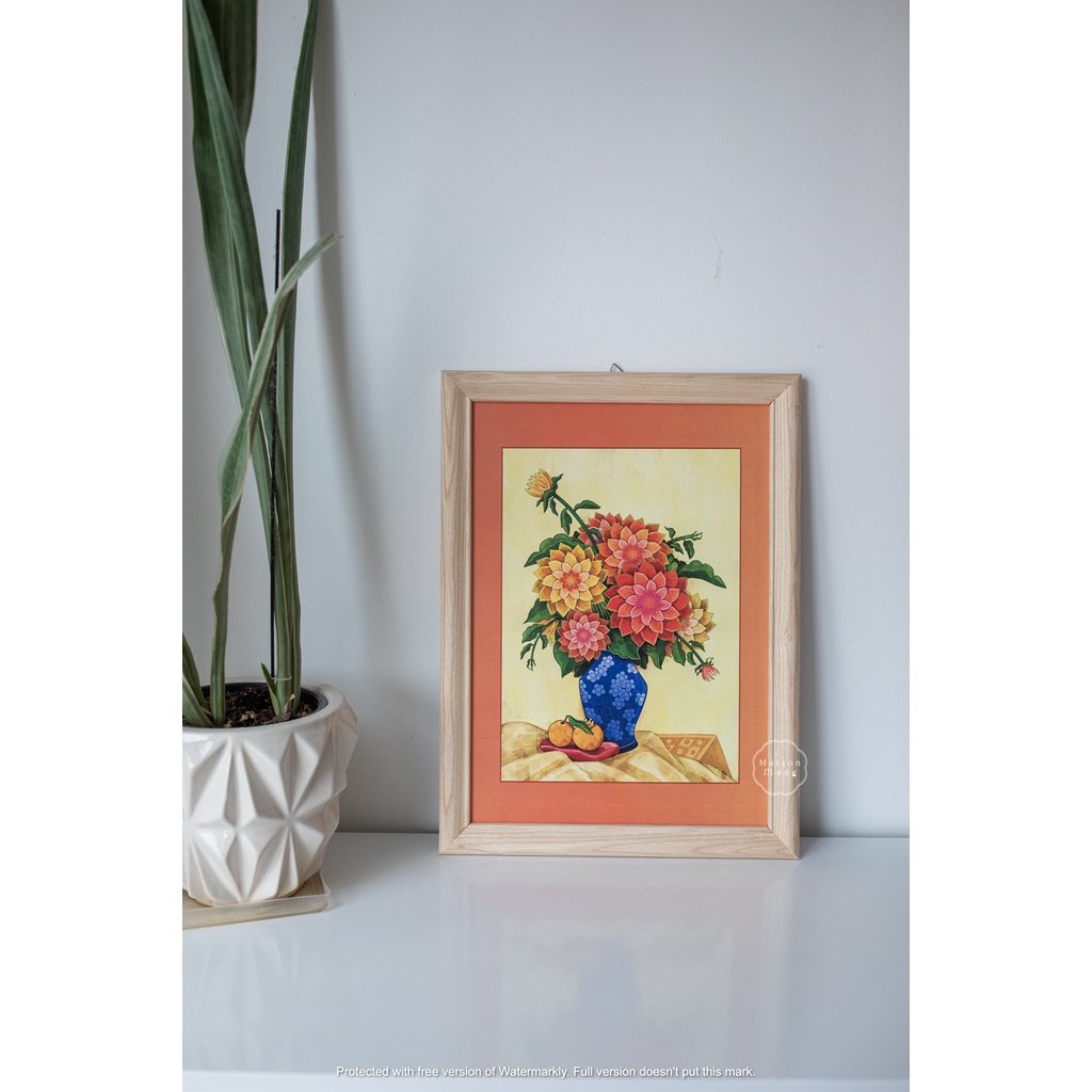 Tranh Trang Trí Maison Meng ANHD006 Size A3