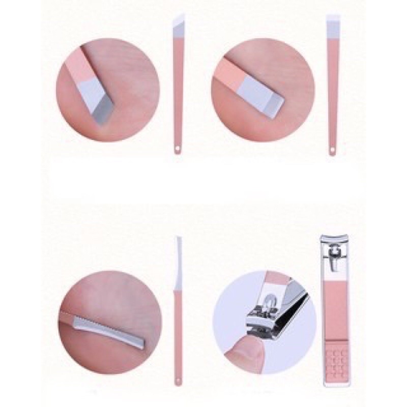 Bộ dụng cụ cắt bấm móng tay chân đa năng 18 món cho cả gia đình, siêu tiện lợi