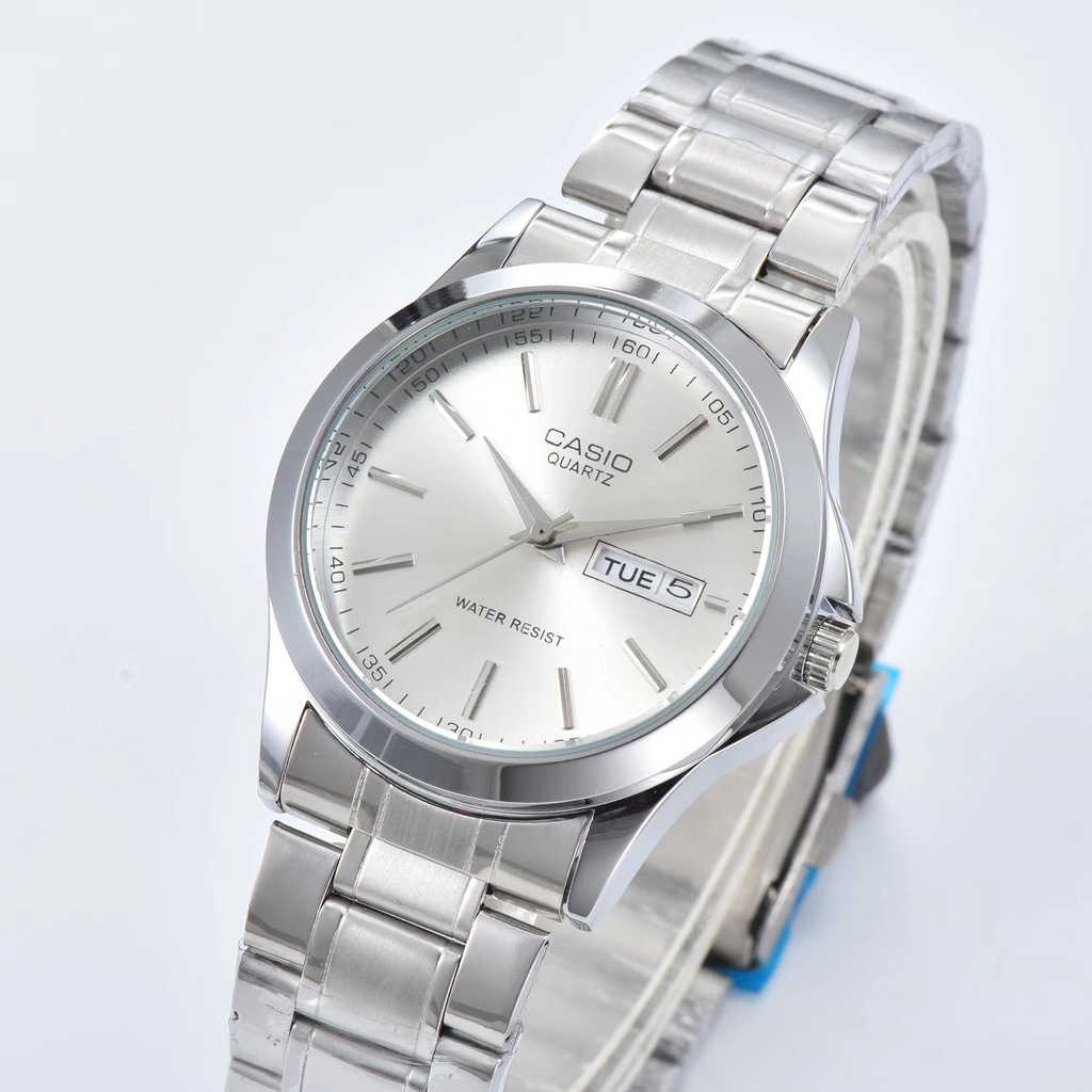 Đồng Hồ Quartz Chống Thấm Nước 38mm mtp-1239d-2a Với Dây Đeo Bằng Thép Không Gỉ