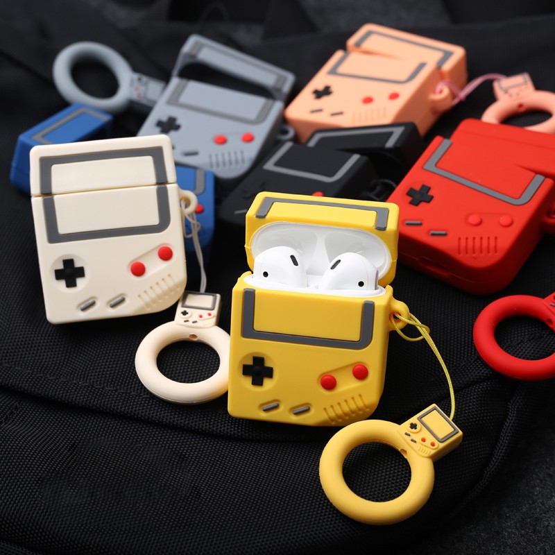 Bao Case Cho Airpods 1/ Airpods 2 Hình Máy Game 4 Nút.