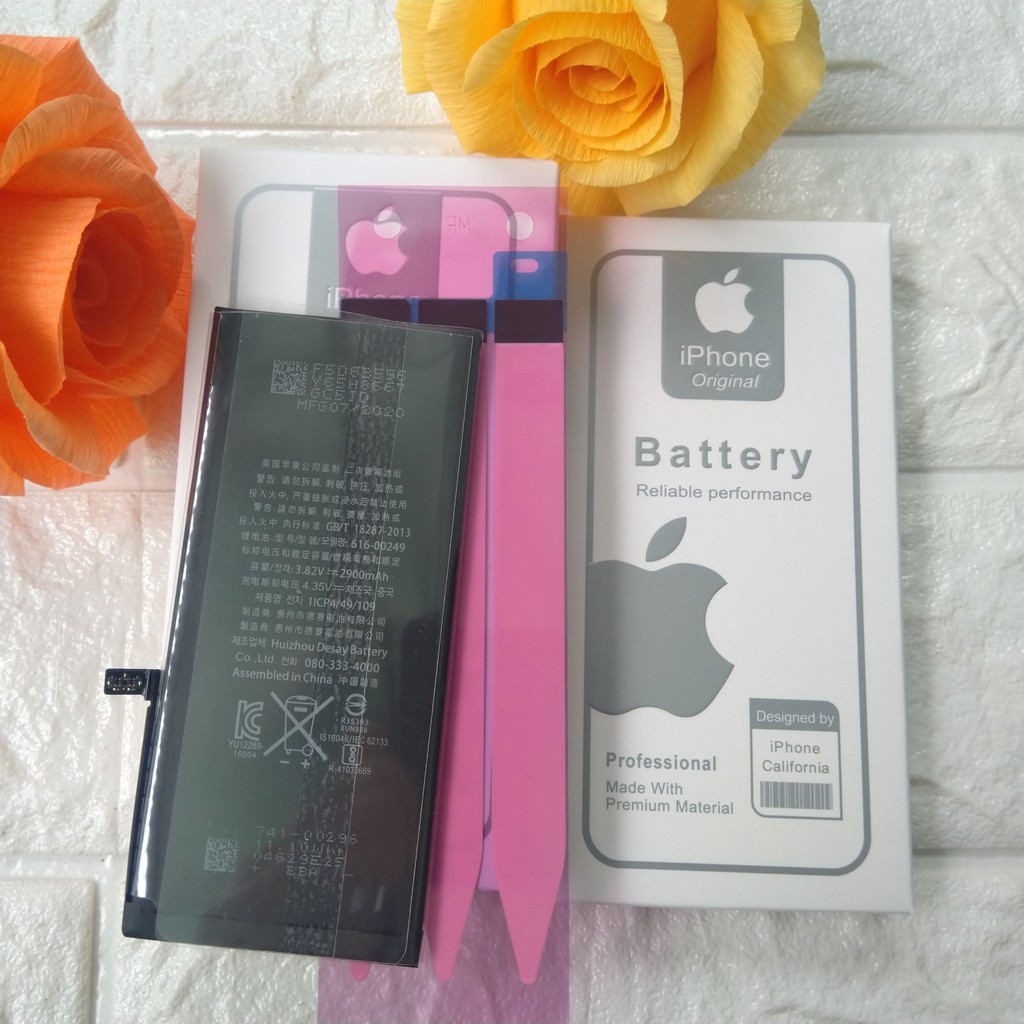 Pin iPhone 4/ 4s/ 5/ 5s/ SE/ 6/ 6S/ 7/ 6plus/ 6Splus/ 7plus/ 8/ 8plus/ X/ XR/ XS/ XSMax (Mới FULLBOX)