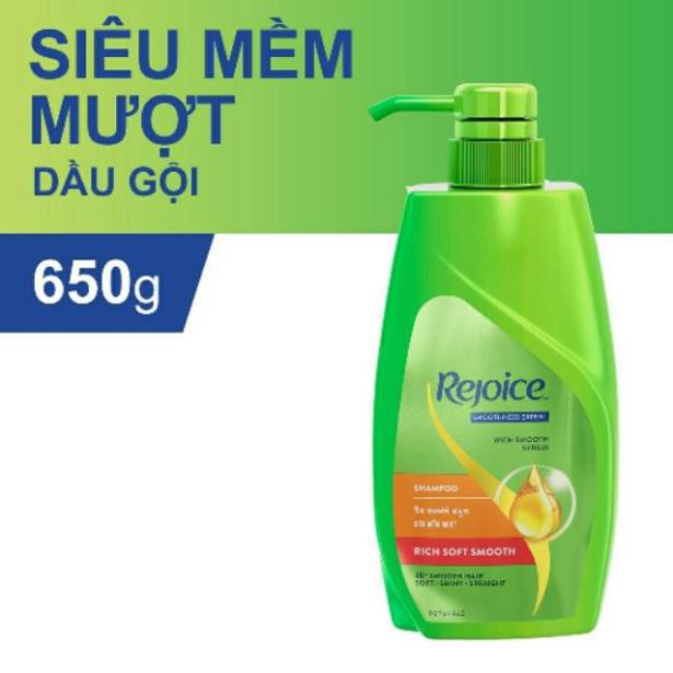 Dầu Gội Rejoice Siêu Mượt Trị Gàu 3in1 (650g)