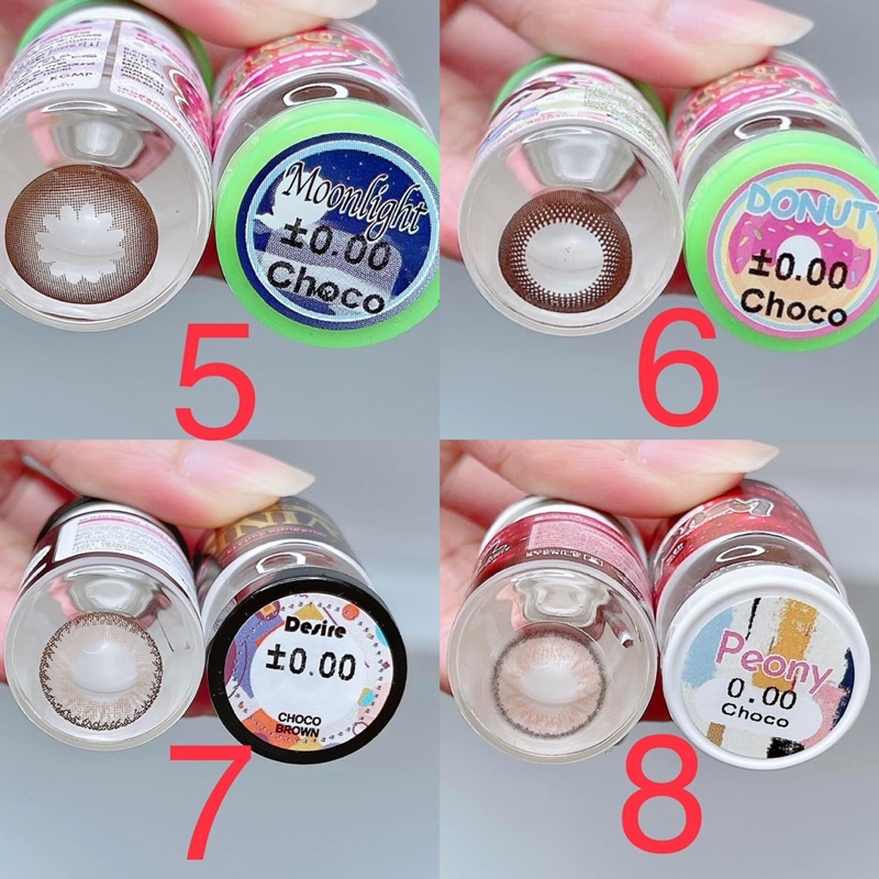 [Mã COSDAY -50K đơn 150K] (FREE SHIP) Các mẫu lens Chocolate (nâu socola) HOT size giãn vừa_Không độ