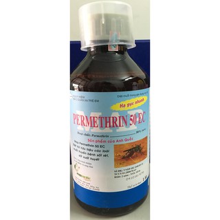 THUỐC DIỆT MUỖI VÀ CÔN TRÙNG PERMETHRIN 50EC 1Lít