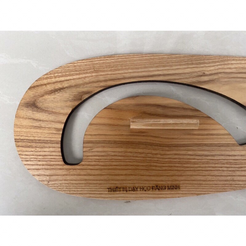 Thước Parabol Giáo Viên Gỗ Sồi